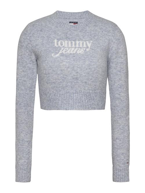 Se Tommy Jeans Pullover  grå-meleret / hvid ved About You