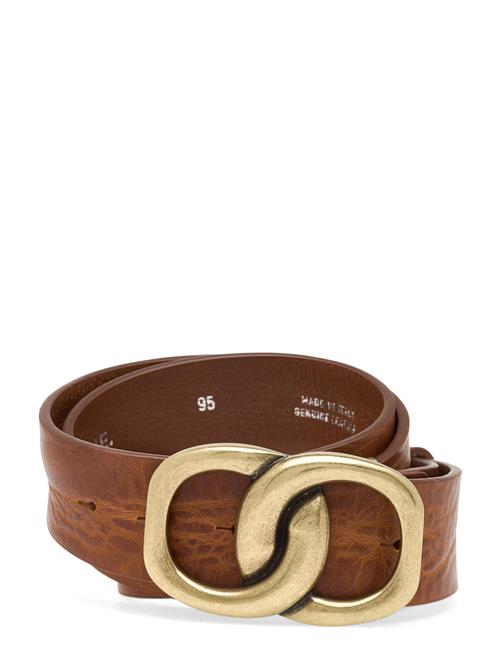 DEPECHE Jeans Belt DEPECHE Brown