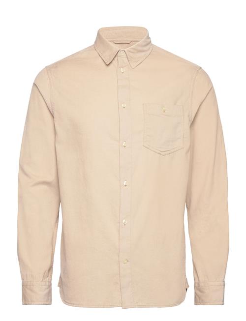 Knowledge Cotton Apparel Regular Fit 26-Wales Corduroy Shir Knowledge Cotton Apparel Beige