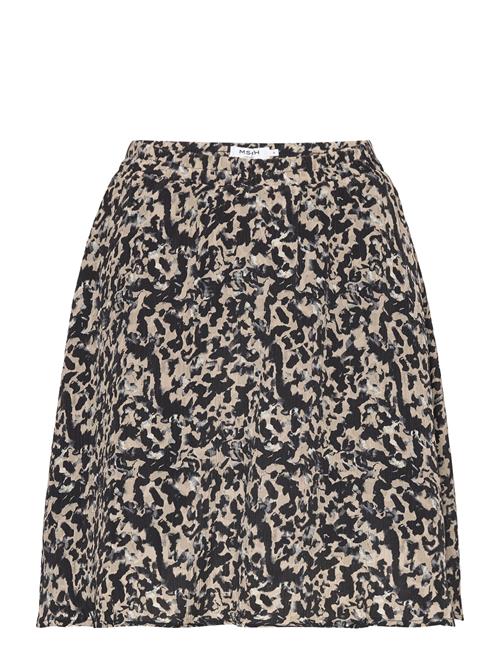 Mschrhian Skirt Aop MSCH Copenhagen Black