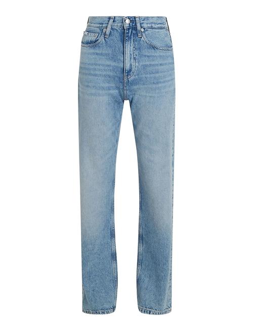 High Rise Straight Calvin Klein Jeans Blue