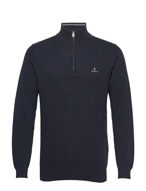 GANT Cotton Pique Half Zip GANT Navy