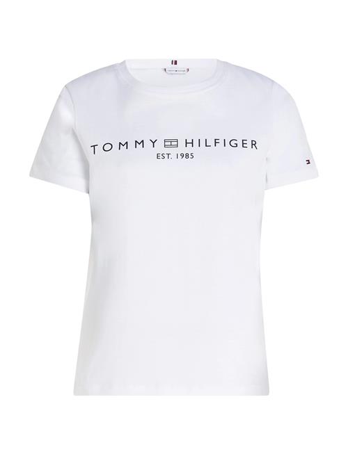 Tommy Hilfiger Reg Corp Logo C-Nk Ss Tommy Hilfiger White