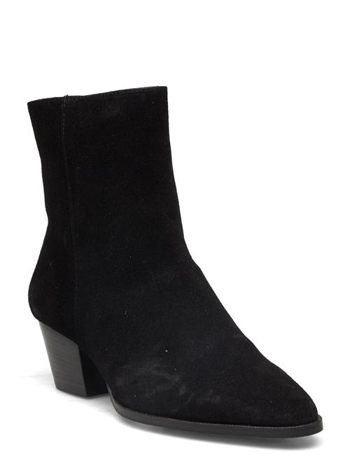 ANGULUS Bootie - Block Heel - With Zippe ANGULUS Black