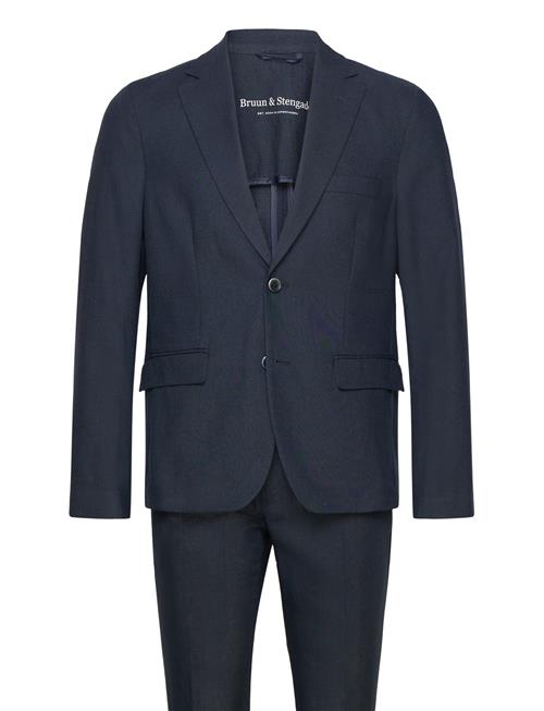 Bs Pollino Classic Fit Suit Set Bruun & Stengade Navy