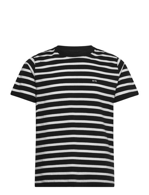 Cotton Jersey Stripe Frode Tee Mads Nørgaard Black