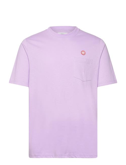 Adi Pocket Resort T-Shirt Gots DOUBLE A BY W.W. Purple