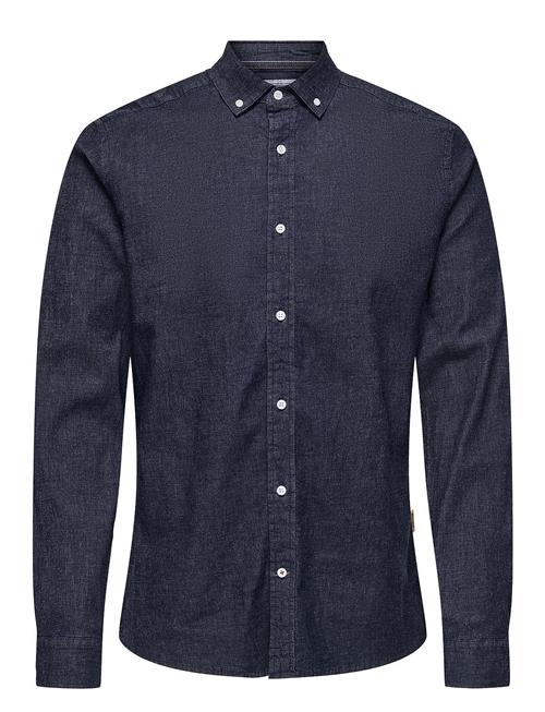 ONLY & SONS Onsconrad Slim Ls Chambray Stretch Shirt ONLY & SONS Blue