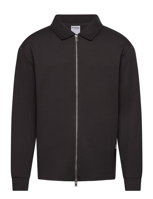 Slhemanuel Soft Full Zip Sweat Noos Selected Grey
