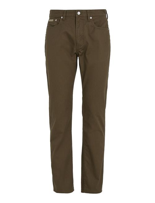 Calvin Klein Jeans Straight Cotton Twill Pant Calvin Klein Jeans Khaki