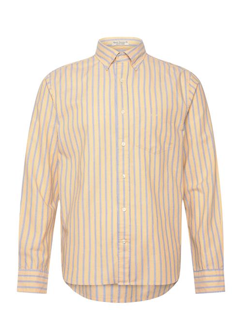 Reg Archive Oxford Stripe Shirt GANT Yellow