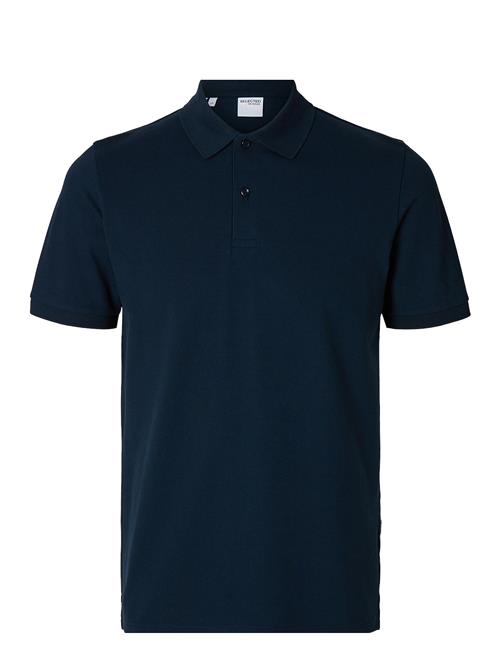 Selected Homme Slhslim-Atlas Ss Polo Selected Homme Navy