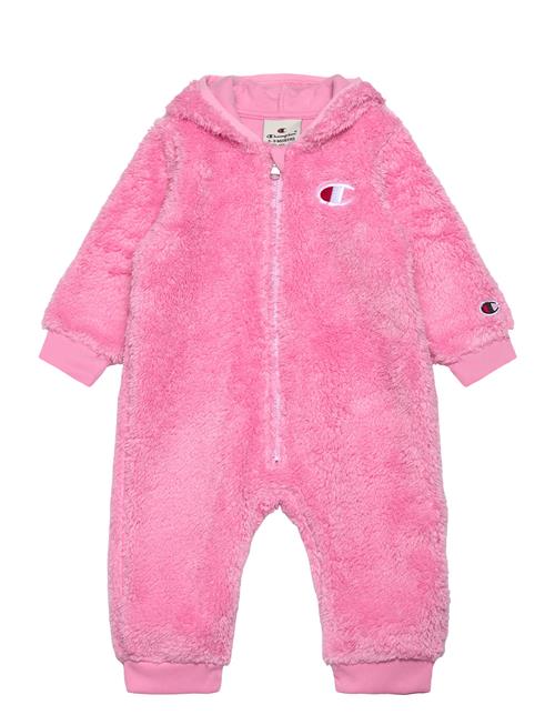 Champion Hooded Rompers Champion Pink