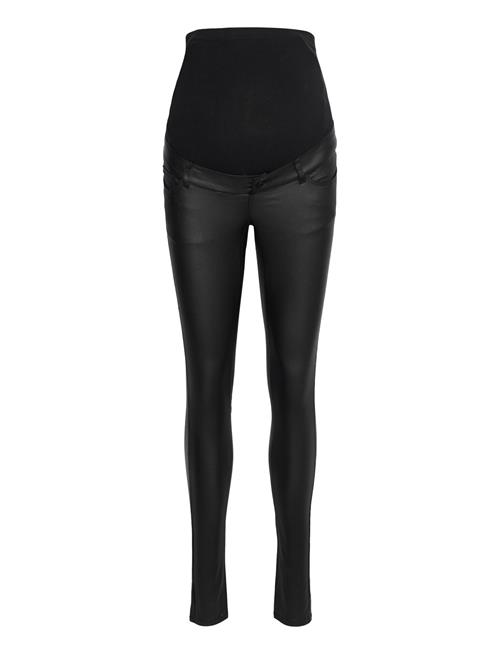 Vero Moda Maternity Vmmseven Ss Smooth Coated Pants Noos Vero Moda Maternity Black