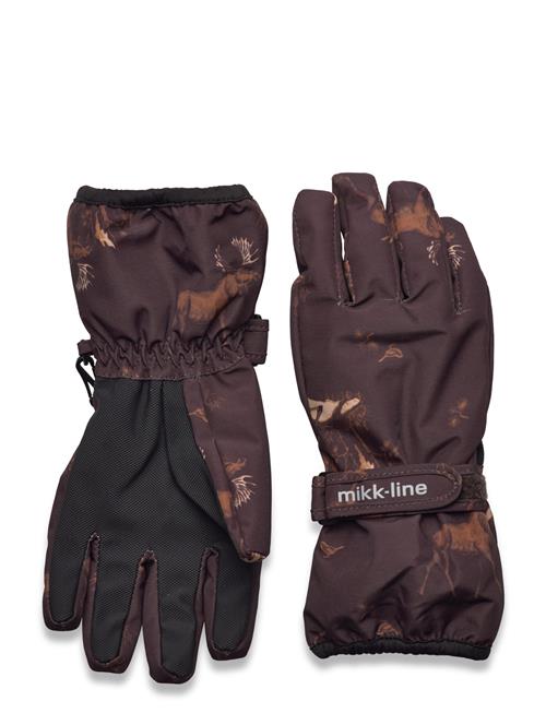 mikk-line Polyester Glove Mikk-line Brown