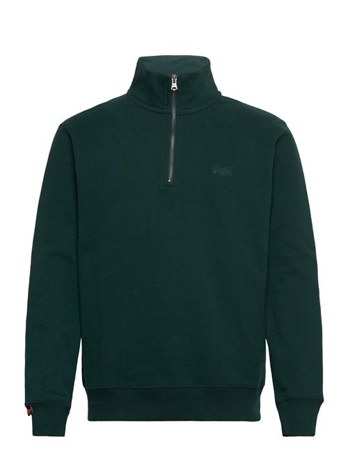 Essential Logo Half Zip Superdry Green