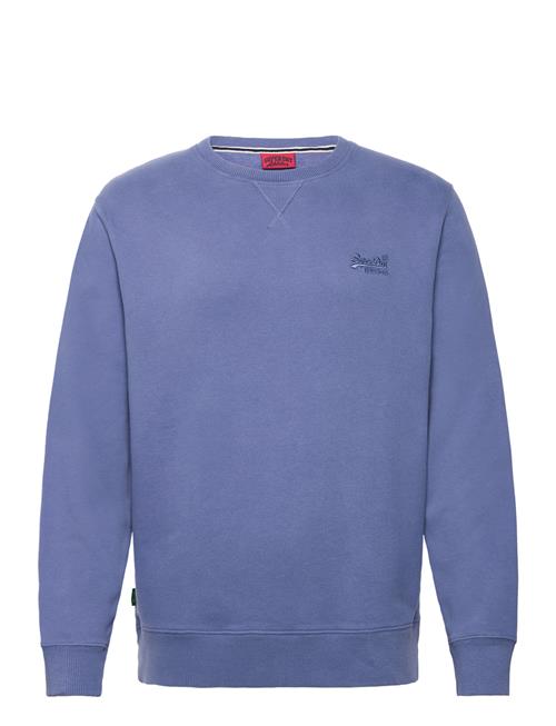 Essential Logo Crew Sweatshirt Superdry Blue