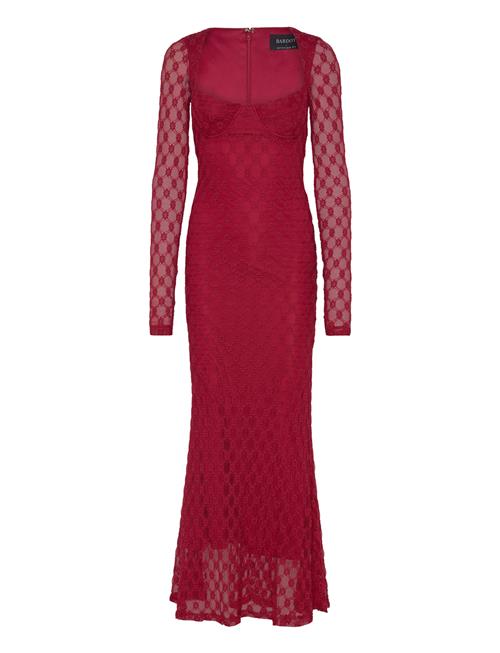 Se Bardot Avah Midi Dress Bardot Red ved Booztlet