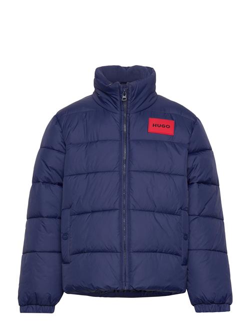 Puffer Jacket Hugo Kids Blue