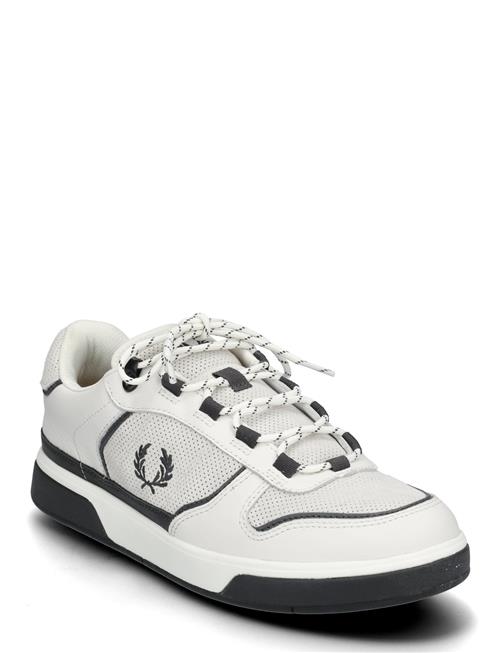 Fred Perry B300 Perf Suede/Lthr Fred Perry White