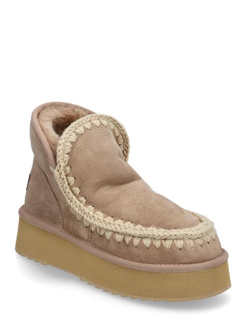 Mini Eskimo Platform Boot MOU Beige