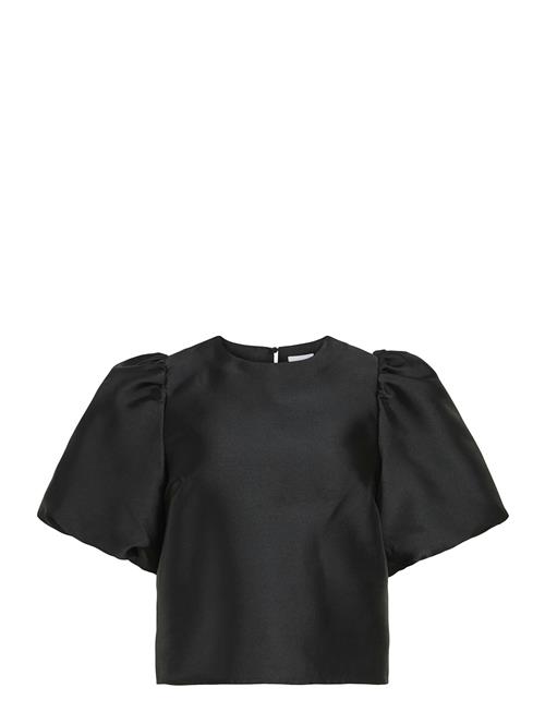 Se Vishina 2/4 O-Neck Top/Dc/Ka Vila Black ved Booztlet