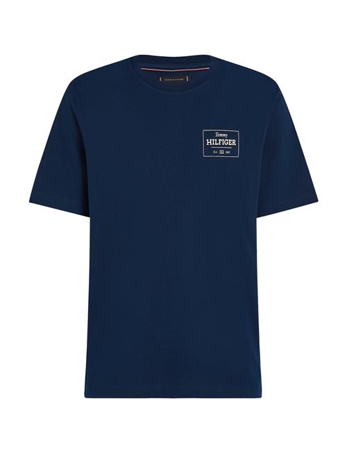 Tommy Hilfiger Monotype Printed Label Tee Tommy Hilfiger Navy