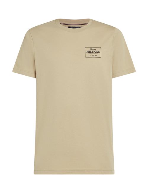 Monotype Printed Label Tee Tommy Hilfiger Beige