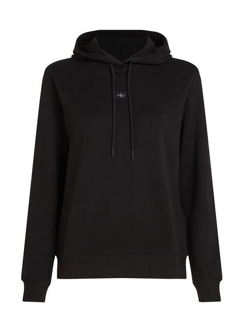 Calvin Klein Jeans Woven Label Regular Hoodie Calvin Klein Jeans Black