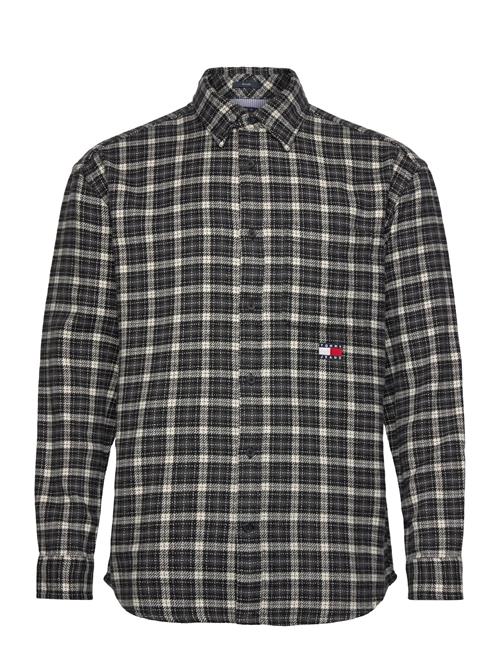 Tjm Badge Flannel Shirt Ext Tommy Jeans Black