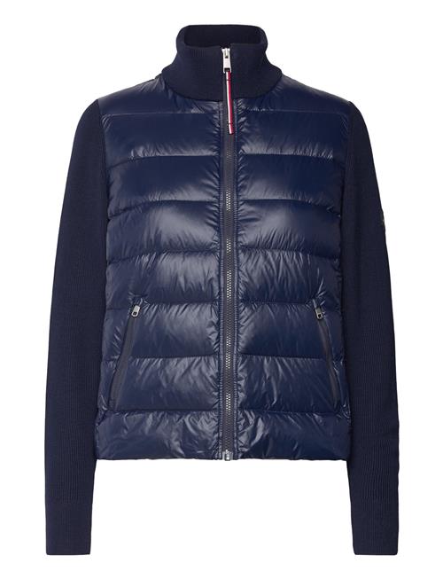 Tommy Hilfiger Lw Down Feminine Gloss Knit Jkt Tommy Hilfiger Navy