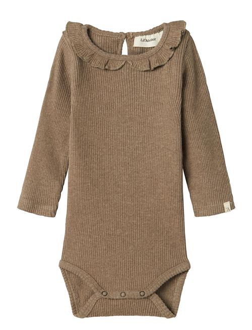 Lil'Atelier Nbfsophia Sak Ls Slim Body Lil Lil'Atelier Brown