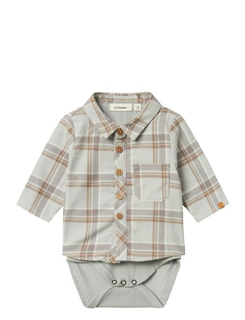 Lil'Atelier Nbmseven Ls Boxy Body Shirt Lil Lil'Atelier Grey