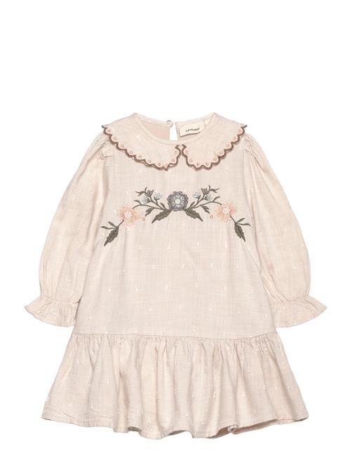 Lil'Atelier Nbfsafron Ls Body Dress Lil Lil'Atelier Beige