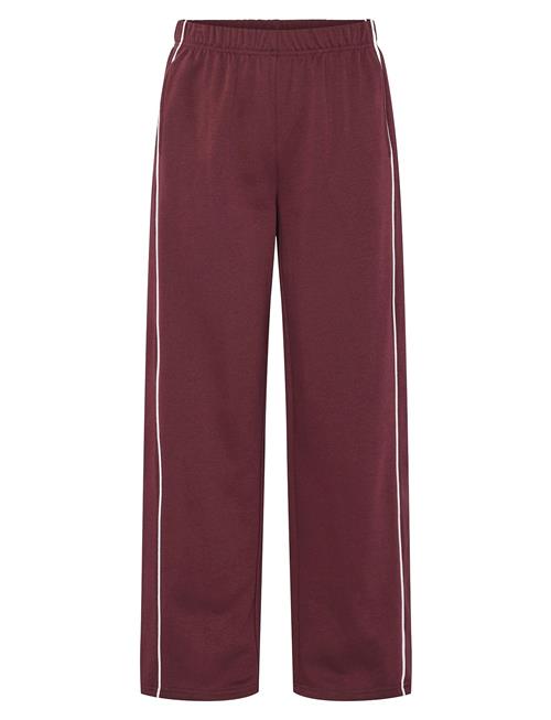 Pieces Pcchilli Hw Wide Sweatpants D2D Bc Pieces Burgundy