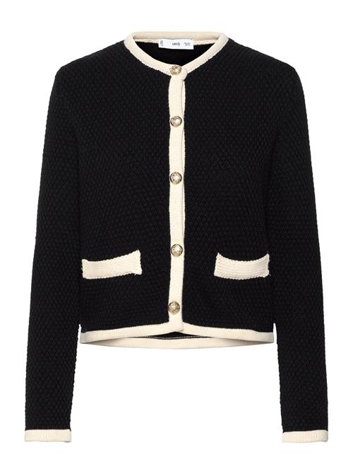 Knitted Butt D Jacket Mango Black