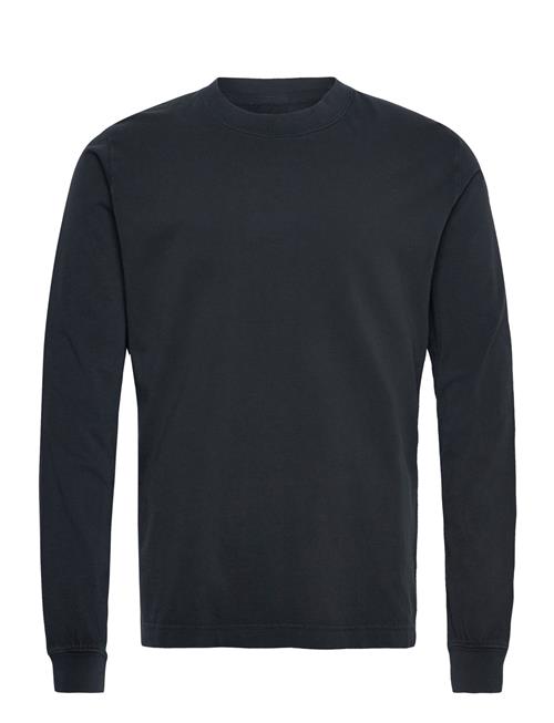 Cotton Jersey Dye Frode Tee Ls Mads Nørgaard Black