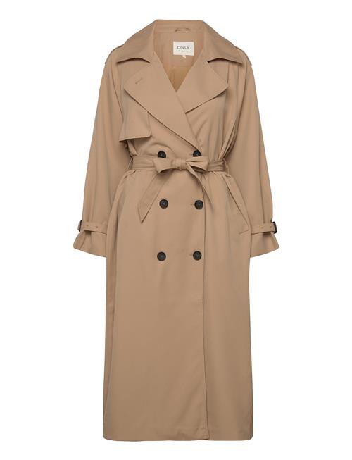 Se Onlchloe Trenchcoat Double B. Cc Otw ONLY Brown ved Booztlet