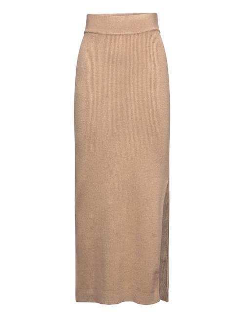 Elise Knit Skirt Grunt Beige