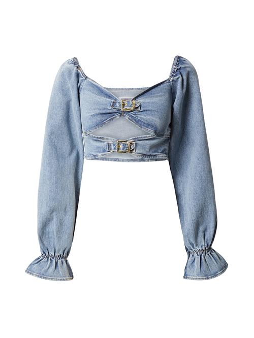 Hoermanseder x About You Bluse 'Kimi'  blue denim