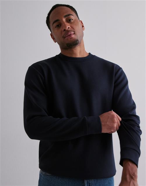 Selected Homme Slhemanuel Soft Crew Neck Sweat Noo Sweatshirts Blå