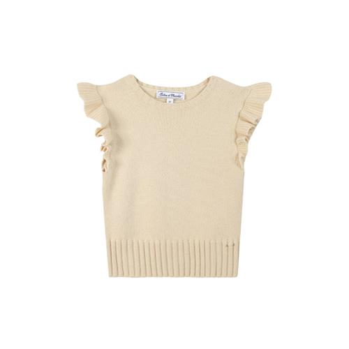 Tartine et Chocolat Elfenbensfarvet strikket sweater i uldblanding |  | 12 years