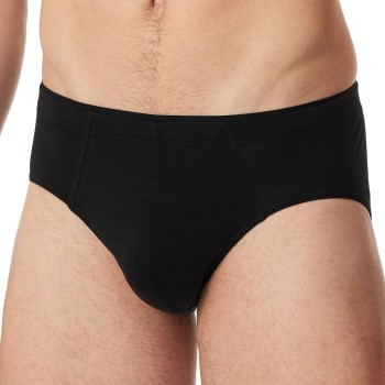 Schiesser Premium Cotton Mini Brief Sort bomuld Medium Herre