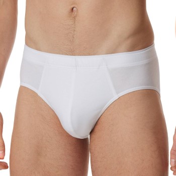 Schiesser Premium Cotton Mini Brief Hvid bomuld Large Herre