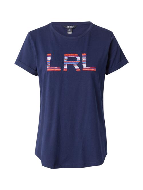 Lauren Ralph Lauren Shirts 'HAILLY'  lyseblå / mørkeblå / orange / hvid