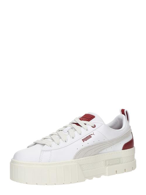 PUMA Sneaker low 'Mayze'  greige / rubinrød / hvid