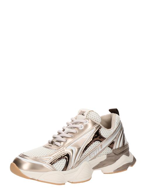 STEVE MADDEN Sneaker low 'Speedster-E'  creme / guld / sølv