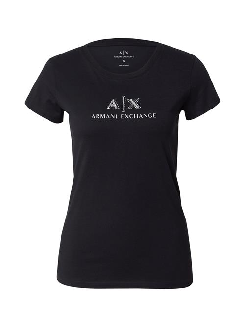 ARMANI EXCHANGE Shirts  sølvgrå / sort