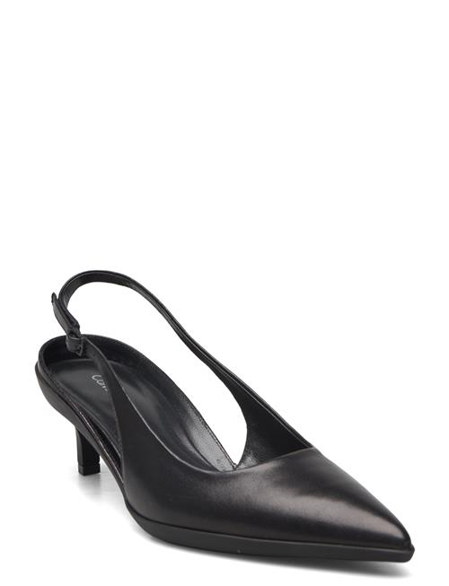 Calvin Klein Heel Slingback Pump 50 Lth Calvin Klein Black