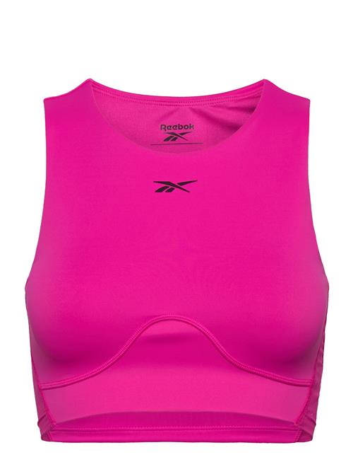 Reebok Performance Lux Contour Crop Reebok Performance Pink